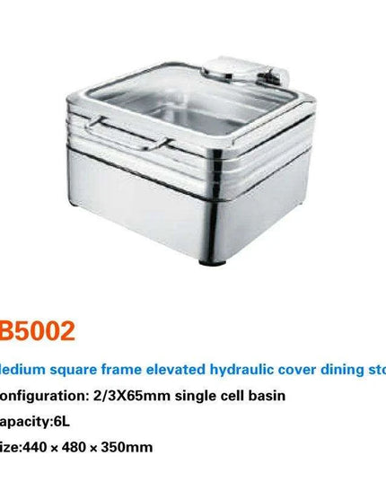 Sophisticated Hydraulic Stainless Steel Catering Chafing Dish Set for Upscale Events