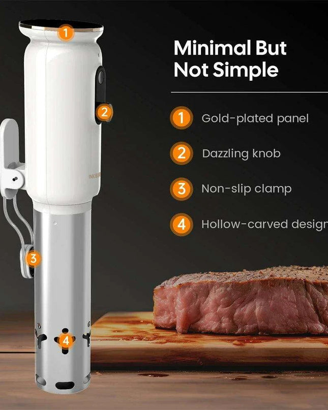 Precision Smart Sous Vide Cooker with WiFi Connectivity & 3D Water Circulation for Culinary Excellence