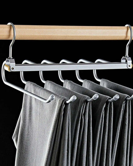 Revolutionize Your Closet Organization with the 6 In 1 Trouser Hangers