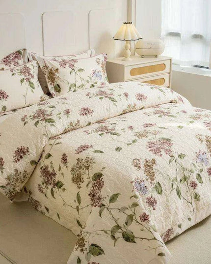 Chic 100% Cotton Plaid Coverlet Set for Double Beds - Multi-Functional Bedspread