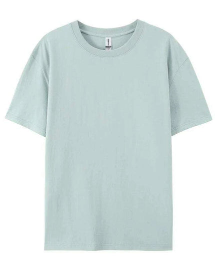 Unisex 280g Cotton Crewneck T-shirt - 20 Vibrant Colors Available, Short Sleeve Loose Fit