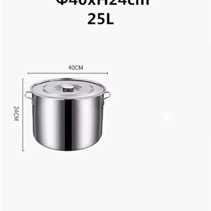 Versatile Stainless Steel Cooking Pot Set with Handle for Easy Transport