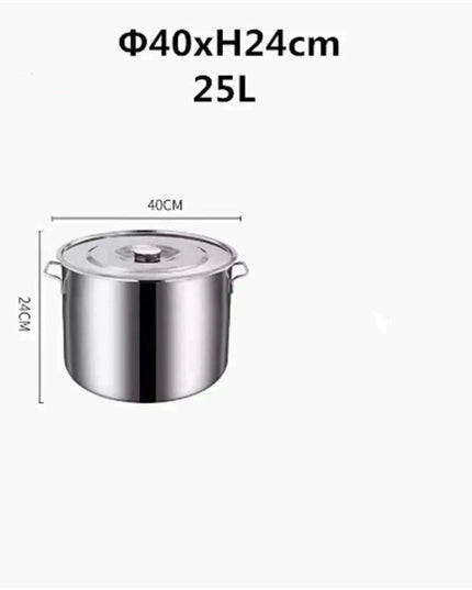 Versatile Stainless Steel Cooking Pot Set with Handle for Easy Transport