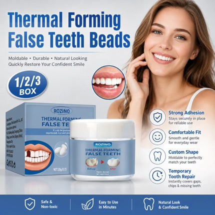 Sanwu Moldable False Teeth Kit - Temporary Tooth Filling & Whitening