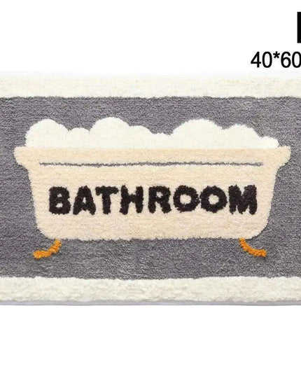 Colorful Comfort Plush Bath Mat - Soft Absorbent Rug