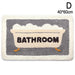 Rainbow Delight Bathroom Rug - Luxurious Faux Cashmere Mat with Anti-Slip Backing