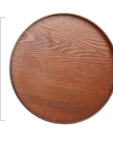 Elegant Japanese Wooden Serving Tray Set for Tea, Desserts, and More