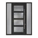 Luxurious Stainless Steel Pivot Front Door for High-End Residences