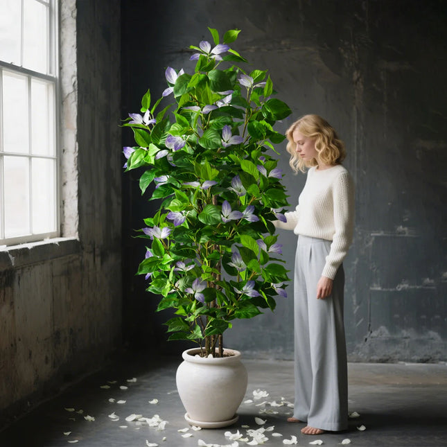 Artificial Decorative Foliage Branch, 82–144 cm, Single Piece