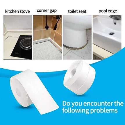 Waterproof Mold-Resistant PVC Sealing Tape – Kitchen & Bathroom Seal