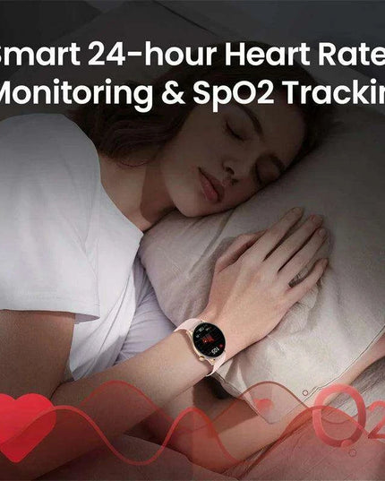 Chic Women's Bluetooth Smartwatch with Customizable AMOLED Screen and NFC Functionality