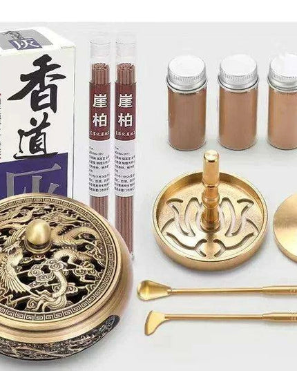 Brass Incense Creation Kit - Versatile Incense Burner Accessories for Yoga, Meditation, and Home Fragrance
