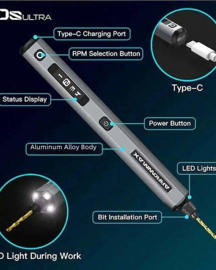 Craftsman's Ultimate Electric Drill and Benchtop Press Set - The Complete DIY Crafting Tool Kit for Home Creations