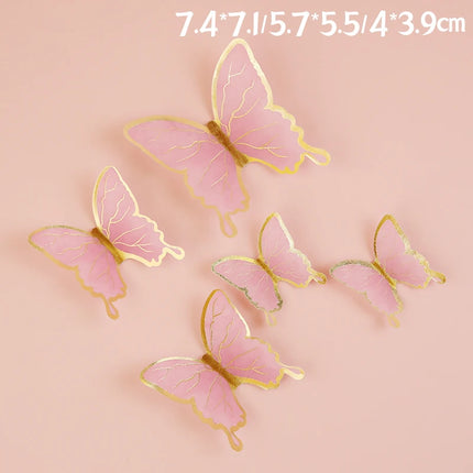 Chiffon Moon Boat Ballet Girl Lace Flower Acrylic Cake Topper Happy Bi