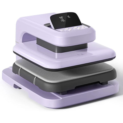 Auto Heat Press 2 Adjustable 15x15 Heats Fast Evenly for HTV Sublimati