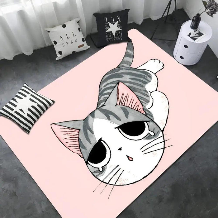 Pampered Kitty Luxury Comfort Rug Collection with Non-Slip Backing | Elevate Your Home and Feline Experience