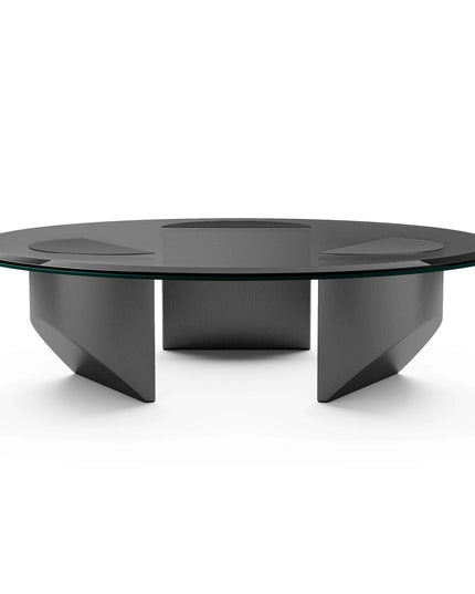 Elegant Nordic Transparent Round Coffee Table