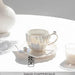 Elegant Pearl Shell Ceramic Tea and Coffee Ensemble - Transform Your Afternoon Experience