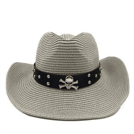 Vintage-Inspired Thick Straw Cowboy Hat