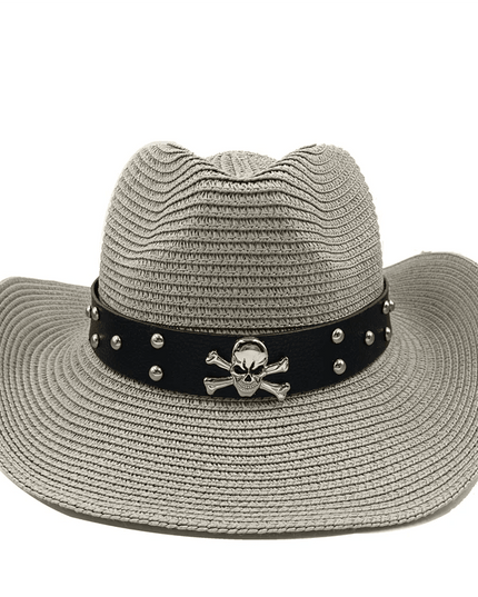 Vintage-Inspired Thick Straw Cowboy Hat
