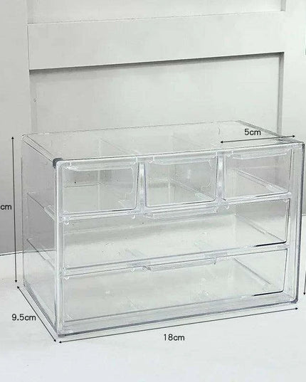 Sleek Clear Acrylic Desk Organizer for a Modern Workspace