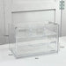 Sleek Clear Acrylic Desk Organizer for a Modern Workspace