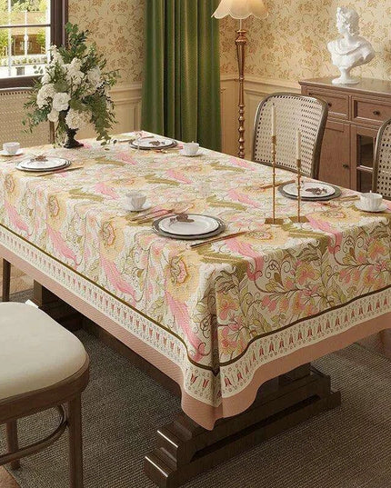 Elegant Waterproof Tablecloth Inspired by American Countryside Charm