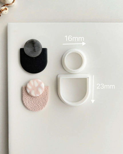 Creative Geometric Polymer Clay Cutters for Unique Earring Creations