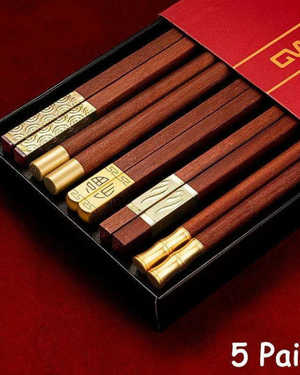 Sophisticated Ruby Bamboo Chopstick Collection - Transform Your Asian Dining Adventure