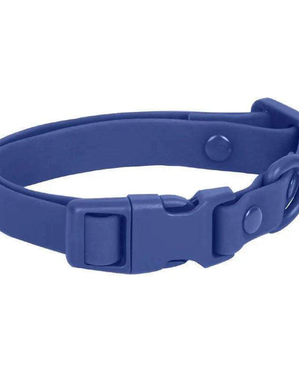 Personalized Waterproof PVC Dog Collar with Engraving Options