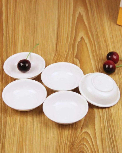 40-Piece Durable Plastic Sauce and Condiment Dish Set - Versatile Dipping Bowls