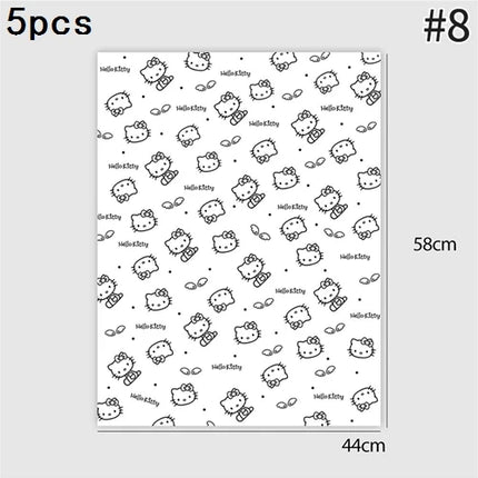 Gardenlife Store Hello Kitty Flower Bouquet Wrapping Paper & Ribbon Se