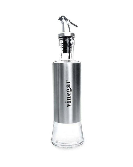 Chic Stainless Steel Oil Dispensing and Spice Jar Ensemble - Transform Your Cooking Journey