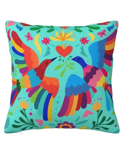 Exquisite Velvet Cushion Covers Featuring Mexican Butterfly and Floral Embroidery for Stylish Home Decor