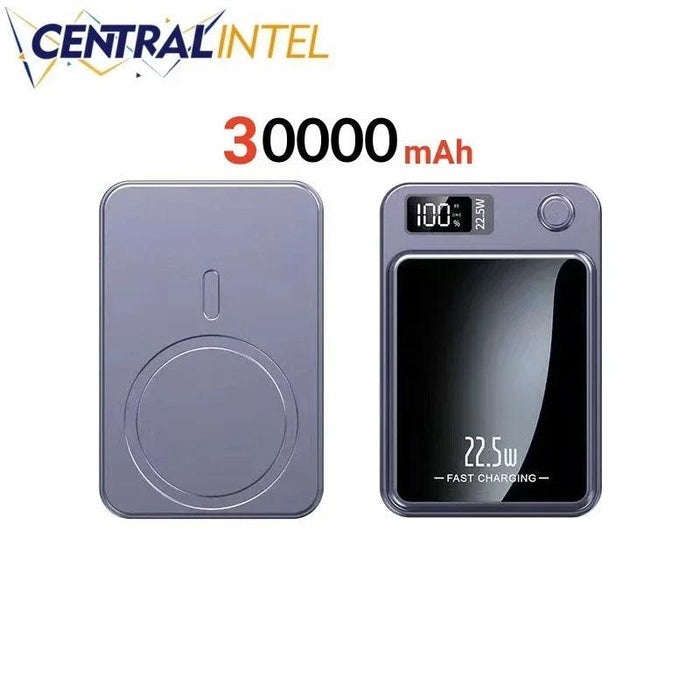 Ultimate 30,000mAh Wireless Power Bank - 22.5W Fast Charging with Magnetic Capability