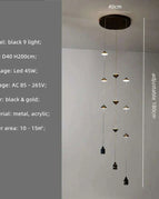 hang black 9 light