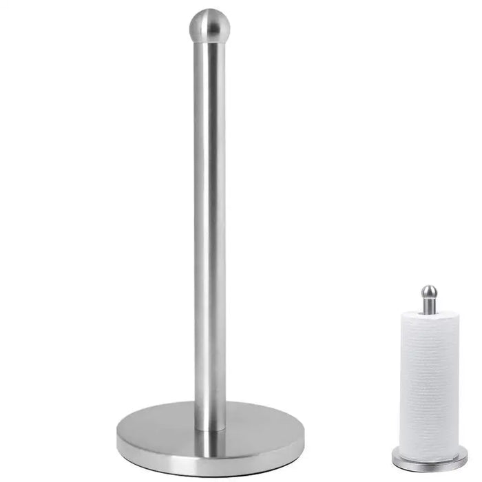 Stainless Steel Paper Towel Holder with Stand and Wall Mount Options