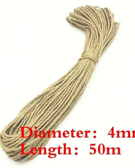 Rustic Charm Handmade Jute Rope Bundle - Premium Crafting Essentials for Creative Projects