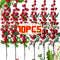 52cm Christmas Red Holly Berries Branch with Green Leaves Fake Berry DIY Garland Xmas Tree Ornaments Festival Party Home Decor 52cm-christmas-red-holly-berries-branch-with-green-leaves-fake-berry-diy-garland-xmas-tree-ornaments-festival-party-home-decor