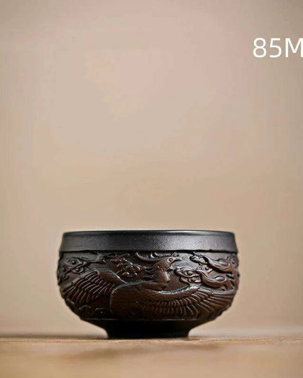 Handcrafted 85ML Jianshui Purple Pottery Tea Set