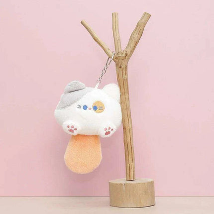 Playful BIBI Kitten Plush Keychain: Your Cute Accessory Delight