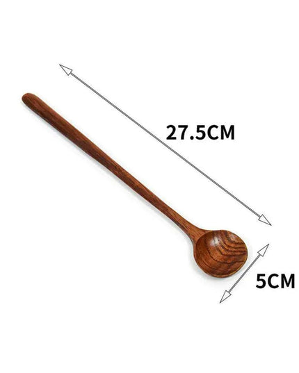 Eco-Chic Ellipse Wooden Spoon Set - Stylish, Sustainable Kitchen Must-Haves