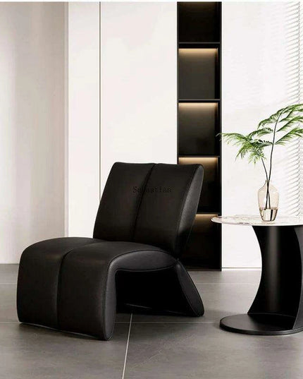 Stylish Leather Lounge Chair for Contemporary Living Areas