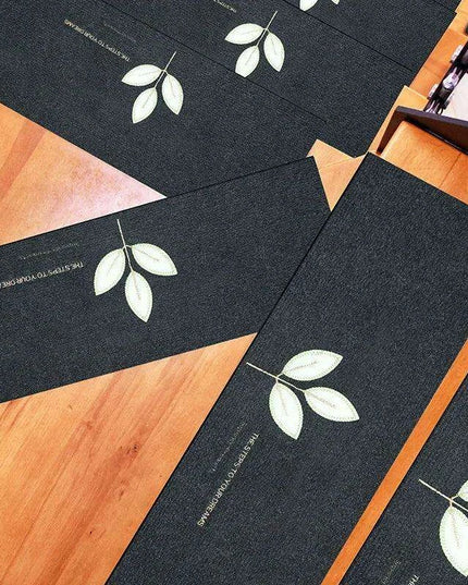 Stylish and Secure Plush Stair Mat Collection with Elegant Patterns