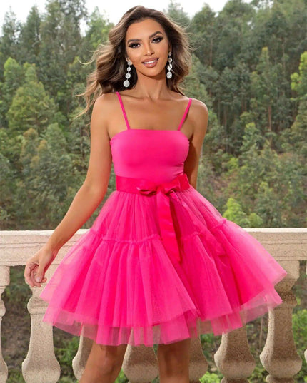 Chic Backless White Mini Slip Dress for Women - Perfect for Summer Parties, Birthdays, and Bridesmaids