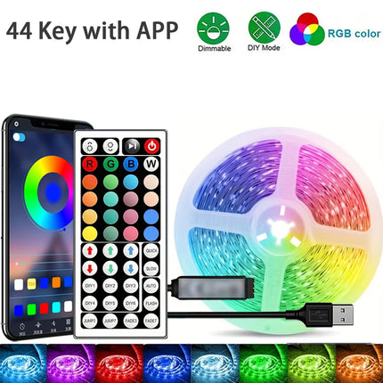 RGB Led Strip Lights 1M-40M Led Room Light with APP Control Flexible Ribbon Luces Led Tape for Room Bedroom Decoration rgb-led-strip-lights-1m-40m-led-room-light-with-app-control-flexible-ribbon-luces-led-tape-for-room-bedroom-decoration