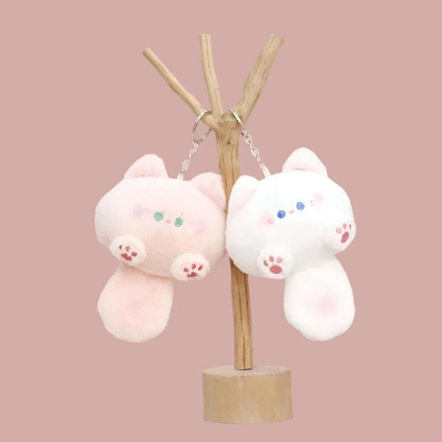 Playful BIBI Kitten Plush Keychain: Your Cute Accessory Delight