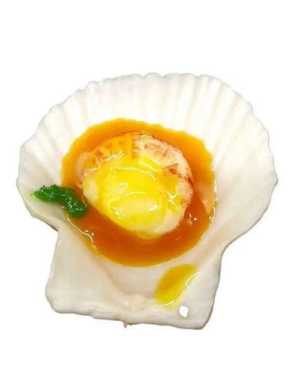 Realistic Scallop Shell BBQ Oyster Miniature Model - Perfect for Creative Projects