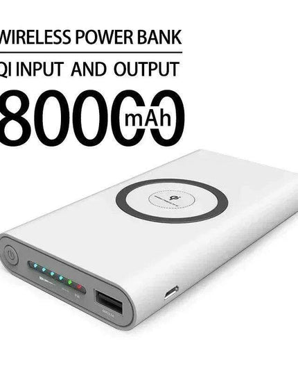 Ultra-High Capacity 200000mAh Wireless Charging Power Bank with Type-C Port
