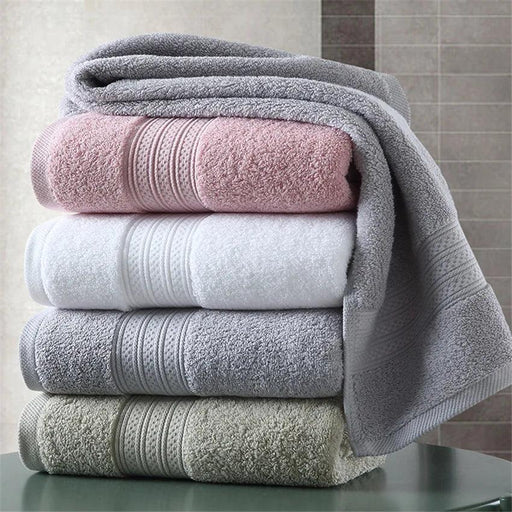 Pakistani Cotton Towel Set with Super Absorbent Terry Cloth for Bath, Face, and Beach